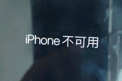 岳西苹果服务网点分享锁屏界面显示“iPhone 不可用”如何解决 